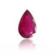 Loose Red Pear Ruby Gemstone 2.96 Carat