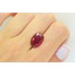 Oval Cut Ruby Gemstone Red Color Lab Created Loose 9.39 Carat