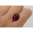 8.28 Carat Oval Shaped Red Ruby Gemstone