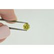 Round Cut Diamond Fancy Yellow 1.01 Carat SI1