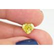 Heart Diamond Fancy Yellow Color 1.77 Carat SI1
