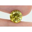 Fancy Yellow Round Cut Diamond 2.55 Carat SI2