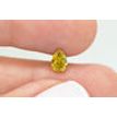 GIA Pear Shape Diamond Fancy Deep Brownish Yellow 0.63 Carat SI2