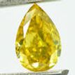 GIA Pear Shape Diamond Fancy Deep Brownish Yellow 0.63 Carat SI2