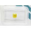 Cushion Cut Diamond Fancy Yellow 0.61 Carat VVS2 IGI Certificate
