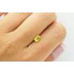 Loose Cushion Shaped Diamond Fancy Yellow Color Natural Enhanced 1.06 Carat VS2
