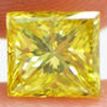 Princess Cut Diamond Yellow Color 1.42 Carat VS2