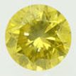 Round Cut Diamond Fancy Yellow Color VS2 1.84 Carat