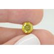 Round Cut Diamond Fancy Yellow Color VS2 1.84 Carat