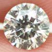 Loose Round Shaped Diamond 0.45 Carat H/SI2 Natural Enhanced Polished 4.94MM
