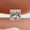 Princess Shaped Diamond Loose 0.32 Carat D/SI1