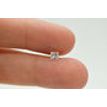Princess Shaped Diamond Loose 0.32 Carat D/SI1