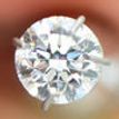 Round Cut Diamond Natural 0.70 Carat D VVS2