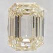Emerald Cut Diamond Natural 0.70 Carat K SI2 IGI Certified
