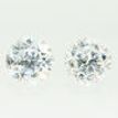 Round Cut Diamond Pair SI2 0.60 TCW