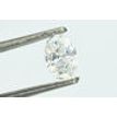 Oval Ct Diamond Certified 0.51 Carat D Color SI2