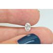 Oval Ct Diamond Certified 0.51 Carat D Color SI2