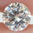 Loose Round Shaped Diamond 0.54 Carat D/VS2