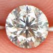 Loose Round Shaped Diamond White 0.50 Carat H/SI1
