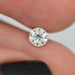 Loose Round Shaped Diamond White 0.50 Carat H/SI1