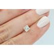 Princess Shaped Diamond H Color SI1 Enhanced Natural Certified 5.33MM 1.05 Carat