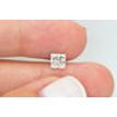 Loose Princess Shaped Real Diamond 0.96 Carat F/SI1 5.37X5.14 MM