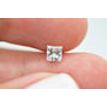 Princess Cut Diamond 0.52 Carat G Color SI1
