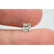 Princess Cut Diamond 0.52 Carat G Color SI1