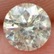 Round Shape Diamond Loose Certified 0.51 Carat H/SI2 Natural Enhanced 4.99 MM