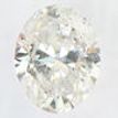 Oval Shaped Diamond 0.70 Carat D Color SI2 IGI Certified