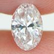 Oval Shaped Diamond 0.52 Carat E SI2 Natural GIA Certified