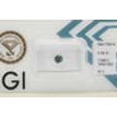 Round Shape Diamond Fancy Blue Color 0.32 Carat SI2 IGI Certificate