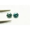 Loose Green Round Diamonds Matching Pair 0.41 TCW VS2/SI1