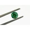 Round Shape Diamond Fancy Green Color 0.36 Carat SI2 IGI Certified