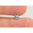 Round Shape Diamond Fancy Green Loose 0.43 Carat SI1