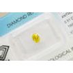 Oval Cut Diamond Fancy Yellow Color IGI Certified VVS2 0.51 Carat