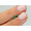 Diamond Pair Round Shape Fancy Green Color 0.41 TCW VS1
