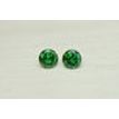 Diamond Pair Round Shape Fancy Green Color 0.41 TCW VS1