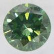 Round Shape Diamond Fancy Green 0.35 Carat SI2 IGI Certificate