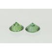 Round Cut Diamond Pair Fancy Green VVS2 0.46 TCW