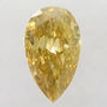 Pear Shape Diamond Natural Fancy Brown 0.30 Carat SI1 IGI Certificate