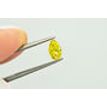 Pear Shape Diamond Fancy Yellow Color 0.38 Carat VS2