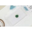 Round Cut Diamond Fancy Blue Green 0.34 Carat I1 IGI Certificate