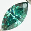 Marquise Cut Diamond Fancy Green Color 0.45 Carat VVS2