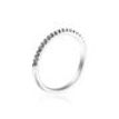 Real Diamond Stacking Ring Wedding Band Round 14k White Gold