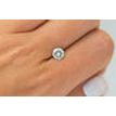 Round Cut Diamond 0.92 Carat G Color SI1