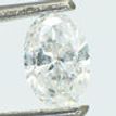 Oval Ct Diamond Certified 0.51 Carat D Color SI2