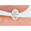 Oval Ct Diamond Certified 0.51 Carat D Color SI2