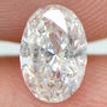 Oval Ct Diamond Certified 0.51 Carat D Color SI2