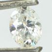 Natural Oval Cut Diamond 0.50 Carat F/SI1